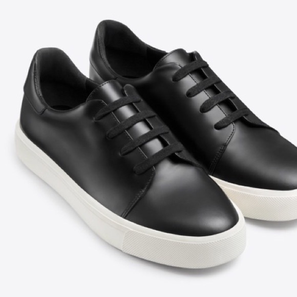 vince leather sneakers